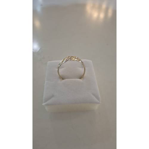 ANELLO Donna ORO Bicolore 18 Karati...