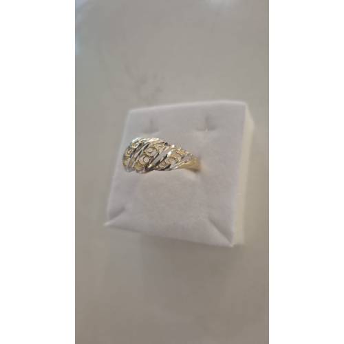 ANELLO Donna ORO Bicolore 18 Karati...