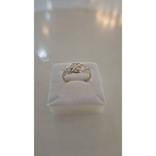 ANELLO Donna ORO Bicolore 18 Karati...