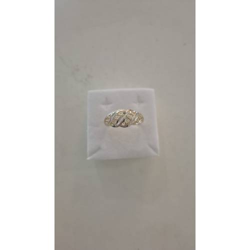 ANELLO Donna ORO Bicolore 18 Karati...