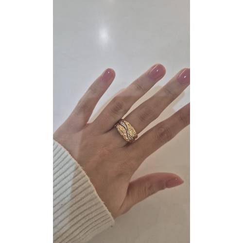 ANELLO Da Donna In ORO GIALLO BIANCO...