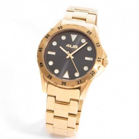 OROLOGIO CESARE PACIOTTI 4US Da Polso Uomo In Acciaio ORO Gold E Nero T4LS324