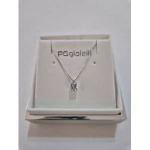 COLLANA ACQUAMARINA Ovale E...