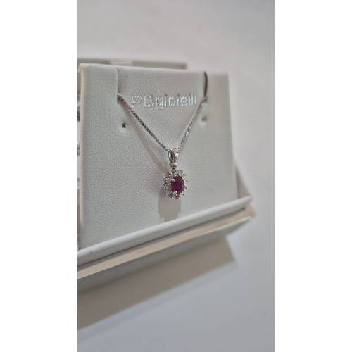 COLLANA RUBINO E DIAMANTI Pg Gioielli...