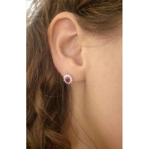 ORECCHINI PG GIOIELLI RUBINO Forma...