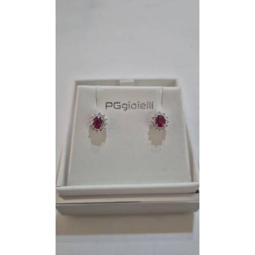 ORECCHINI PG GIOIELLI RUBINO Forma...