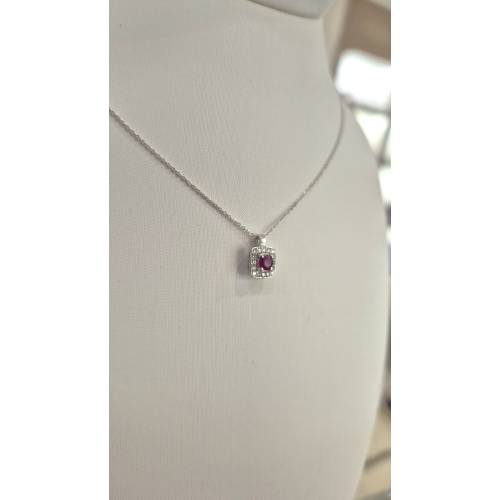COLLANA RUBINO E DIAMANTI Pg Gioielli...