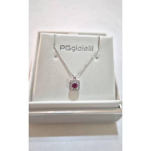 COLLANA RUBINO E DIAMANTI Pg Gioielli...