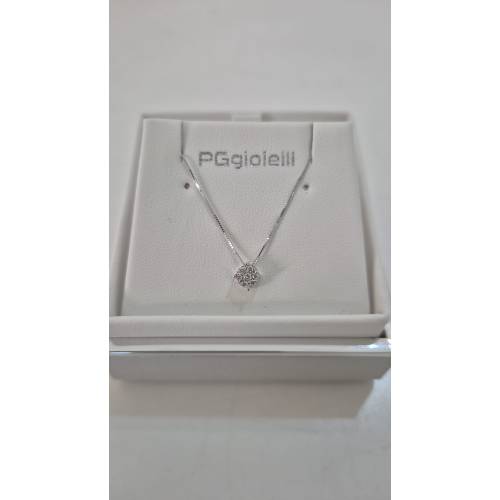 COLLANA PUNTO LUCE Con DIAMANTI...