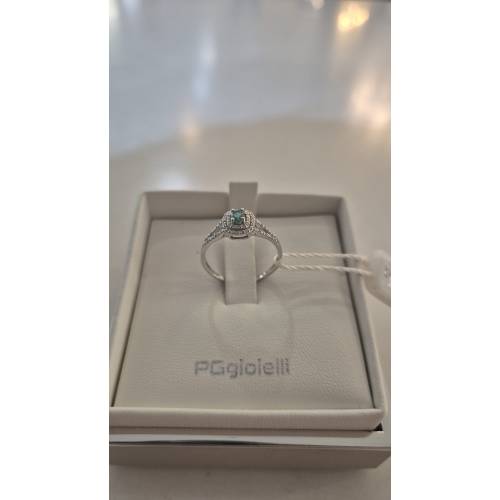 ANELLO Con SMERALDO E DIAMANTI ORO...