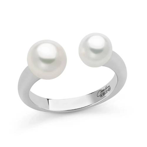 ANELLO MILUNA In Argento 925% CON...