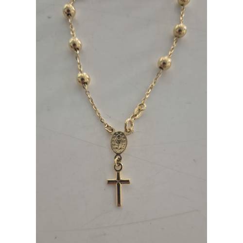 BRACCIALE ROSARIO In ORO GIALLO 18 Kt...