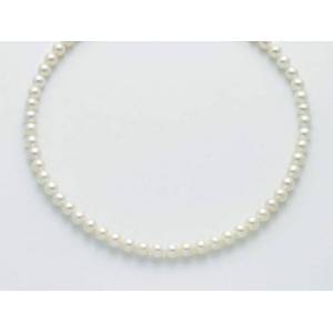 COLLANA DI PERLE MILUNA 5-5,5 Con Chiusura In ORO BIANCO 18 KT 1MPE555_40NL566 - 1