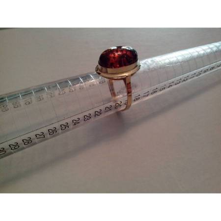 ANELLO IN ORO GIALLO E AMBRA - 3