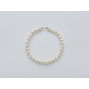 BRACCIALE DI PERLE MILUNA 6-6,5 Con Chiusura In ORO BIANCO 18 KT PBR2217 - 1