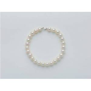 BRACCIALE DI PERLE MILUNA 6-6,5 Con Chiusura In ORO BIANCO 18 KT PBR2636 - 1