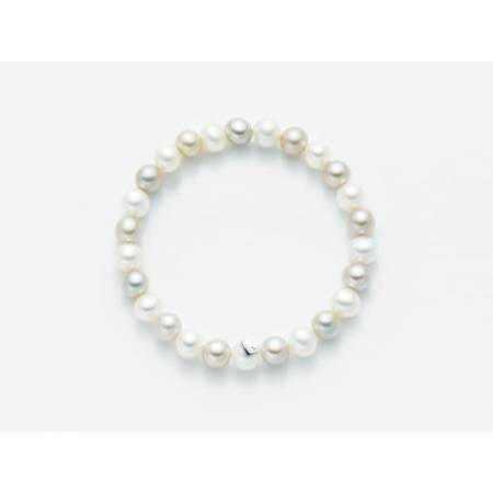 BRACCIALE DI PERLE MILUNA Multicolor In ARGENTO 925%/1000 PBR1670 - 1