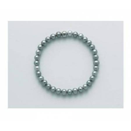 BRACCIALE DI PERLE MILUNA Elastico In ARGENTO 925%/1000 PBR3035 - 1