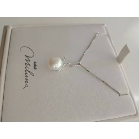 COLLANA MILUNA PERLA E DIAMANTE In Oro 9 Karati 375%/1000 PCL1880X - 2