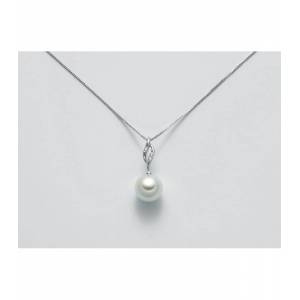COLLANA MILUNA PERLA E DIAMANTI In Oro 18 Karati 750%/1000 PCL5380 - 1