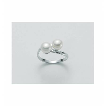 ANELLO MILUNA Con PERLE In Oro 9 Karati 375%/1000 PLI947X - 1