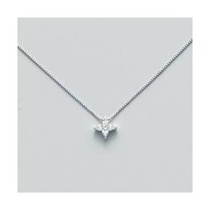 COLLANA MILUNA PUNTO LUCE In Oro Bianco 18 KT 750%/1000 E DIAMANTI CLD4023-007G7 - 1