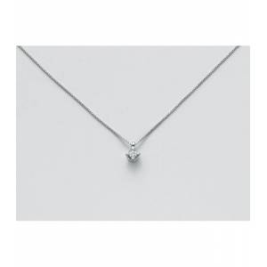 COLLANA MILUNA PUNTO LUCE In Oro Bianco 18 KT 750%/1000 E DIAMANTE CLD5065-005G7 - 1