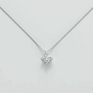 COLLANA MILUNA PUNTO LUCE In Oro Bianco 18 KT 750%/1000 E DIAMANTI CLD5066-022G7 - 1