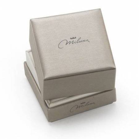 ORECCHINI MILUNA PUNTO LUCE In Oro Bianco 18 KT 750%/1000 E DIAMANTI ERD2412 - 2