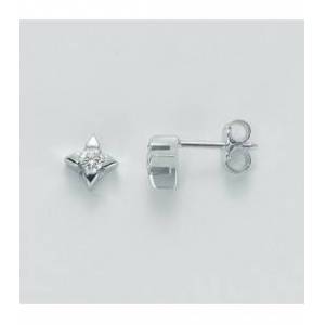 ORECCHINI MILUNA PUNTO LUCE In Oro Bianco 18 KT 750%/1000 E DIAMANTI ERD1590_010S - 1