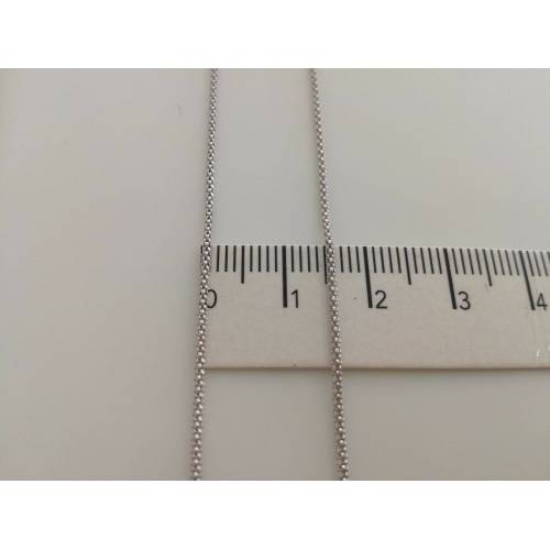 COLLANA IN ORO BIANCO MODELLO SIMILE FOPE DONNA (18KARATI 750%) MADE IN ITALY - 3