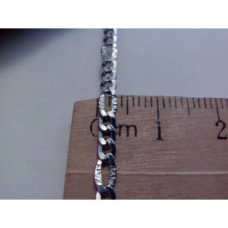 BELLISSIMA COLLANA IN ORO BIANCO 3+1 (oro 18kt tit.750) - 2