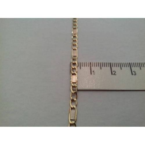 COLLANA ORO GIALLO BIANCO E ROSSO (oro 18 kt titolo 750%) - 3