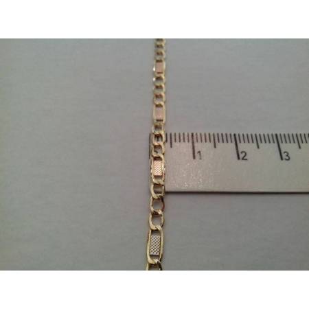 COLLANA ORO GIALLO BIANCO E ROSSO (oro 18 kt titolo 750%) - 3