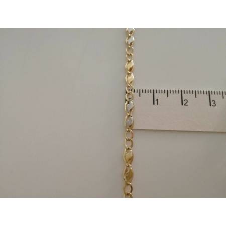 COLLANA ORO 18 KT 750% Bicolore GIALLO BIANCO Uomo Donna Unisex COLLIER CATENA - 3