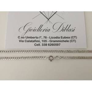 Collana in oro bianco 18kt 750% Made in Italy - 1 2