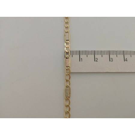 COLLANA In ORO GIALLO BIANCO E ROSSO Unisex Oro 18 KT 750% Made In Italy - 3