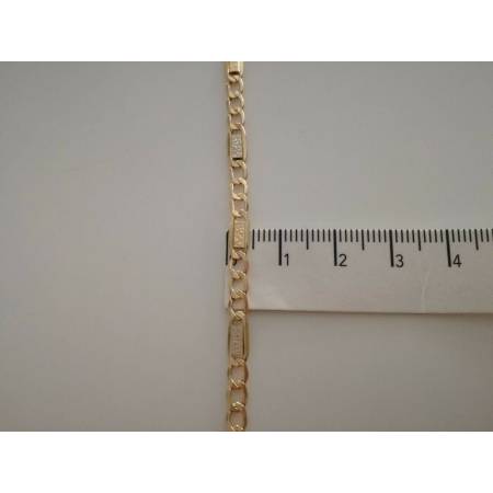 COLLANA Collier CATENA Girocollo ORO 18 KT 750% GIALLO BIANCO Maglia Uomo Donna - 3