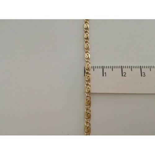 COLLANA ORO Giallo 18 KT 750% Maglia CATENA COLLIER Girocollo Uomo Donna Unisex - 3
