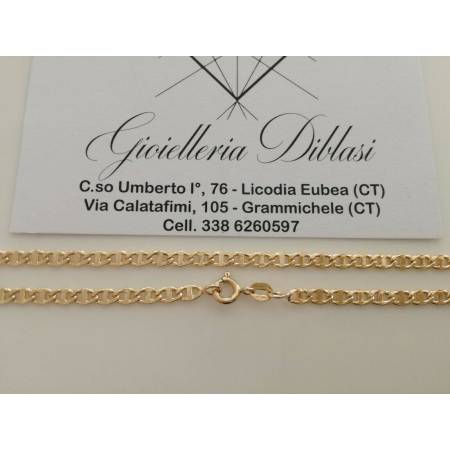 COLLANA ORO Giallo 18 Karati 750% CATENA COLLIER Uomo Donna Unisex Made in italy - 2