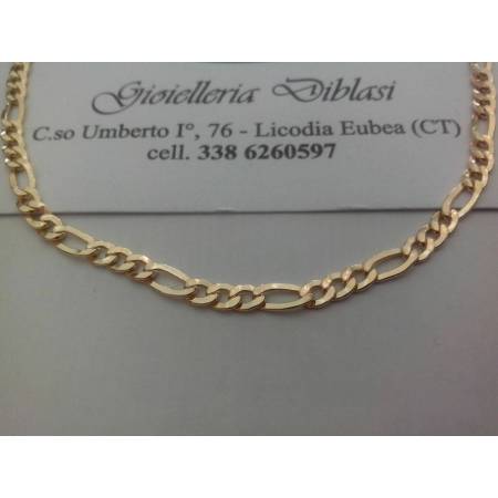 BELLISSIMA COLLANA IN ORO GIALLO 3+1 (oro 18kt tit.750) - 1