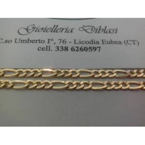 BELLISSIMA COLLANA IN ORO GIALLO 3+1 (oro 18kt tit.750) - 1 2