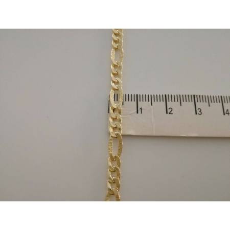 COLLANA ORO 18 Karati 750% CATENA COLLIER Uomo Donna ORO Giallo Maglia 3+1 italy - 3