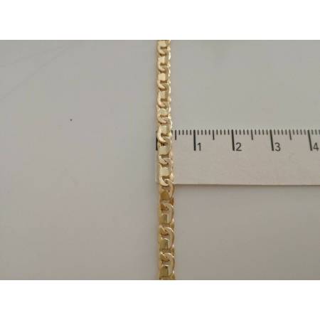 COLLANA IN ORO GIALLO Uomo Donna Unisex 18 KARATI 750% COLLIER Catena Girocollo - 3