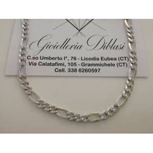 COLLANA COLLIER In ORO BIANCO Uomo Donna Unisex Oro 18 Karati 750% - 1