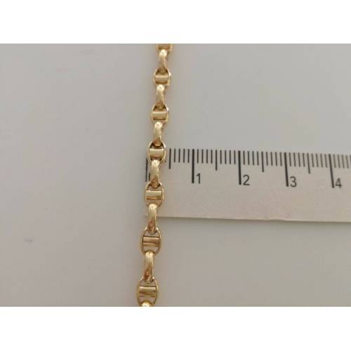 COLLANA In ORO GIALLO Unisex Oro 18 KT 750% Made In Italy - 3