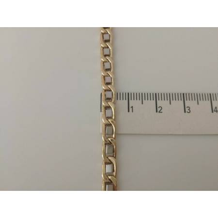 COLLANA In ORO Bicolore GIALLO E ORO BIANCO Unisex Oro 18 KT 750% Made In Italy - 3