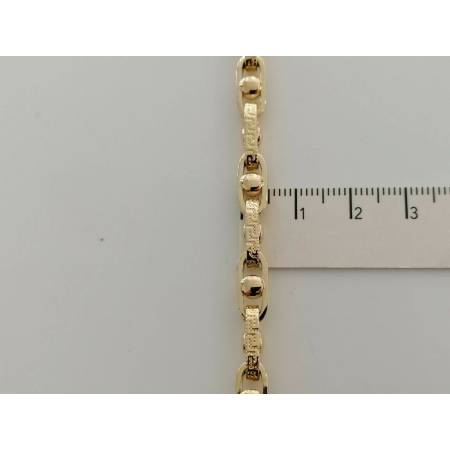 COLLANA In ORO GIALLO Uomo Donna 18 KARATI 750% COLLIER Maglia Catena Girocollo - 3