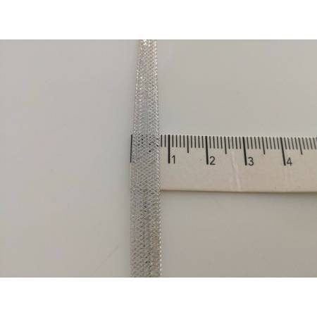 BRACCIALE In ORO BIANCO 18 Karati 750%/1000 Made In Italy - 5