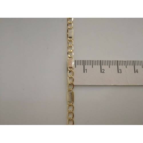 BRACCIALE In ORO GIALLO BIANCO e ROSSO Unisex Oro 18 KT 750% Made In Italy - 3